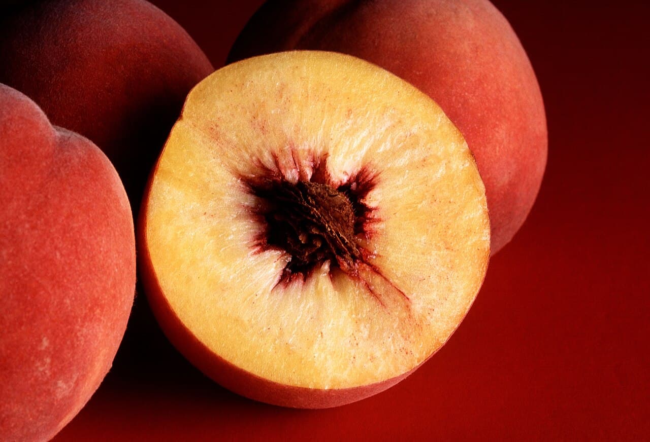 Imagine pentru Piersic: Autumn Red peaches